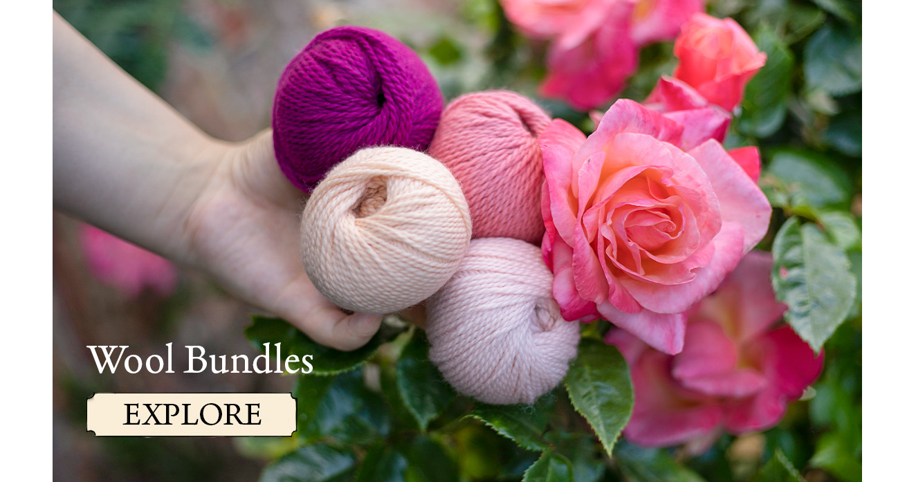 Wool Bundles toft yarn flowers shop save